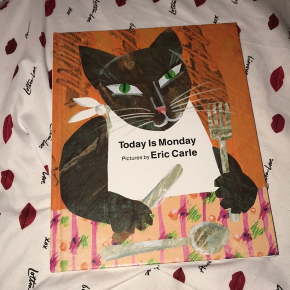 Today is Monday hardcover book 1993 💕